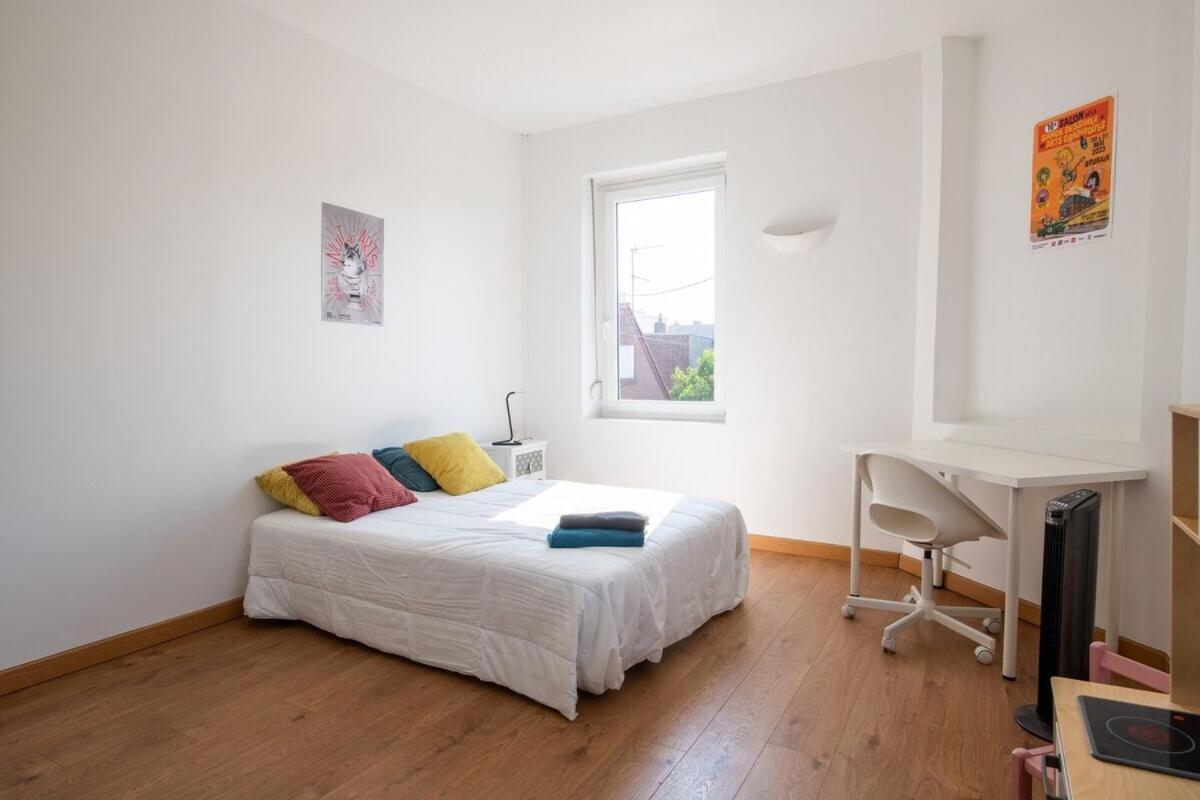 Maison Cosy 4 Chambres, Terrasse, Garage Prive Croix Exteriör bild