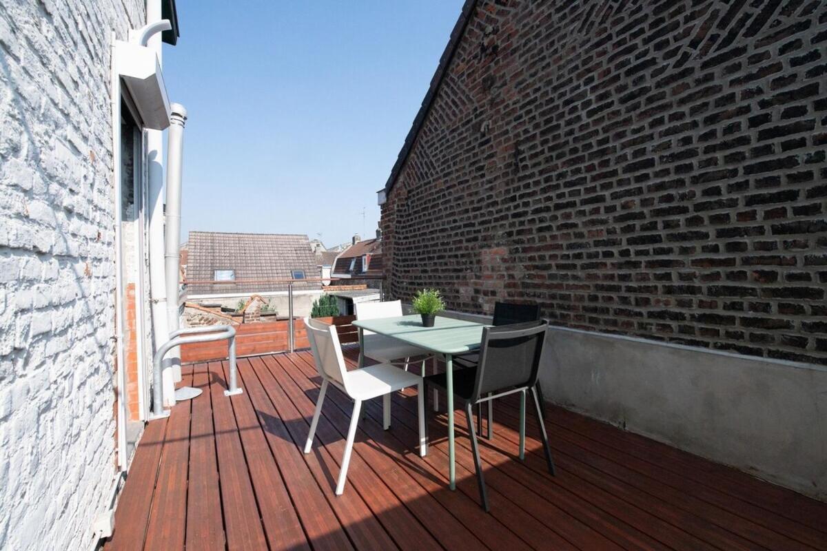 Maison Cosy 4 Chambres, Terrasse, Garage Prive Croix Exteriör bild